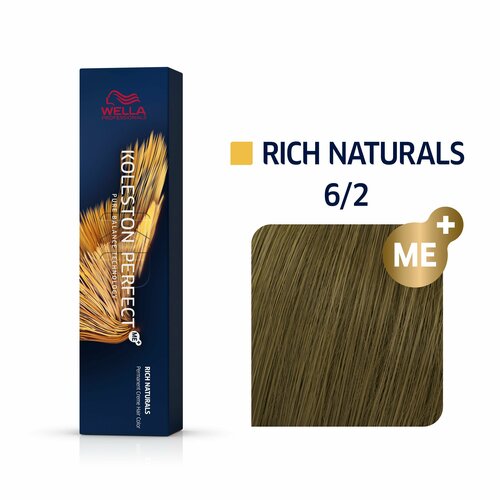 фото Wella koleston perfect me+ профессиональная стойкая крем-краска для волос, 6/2 калифорнийская секвойя
