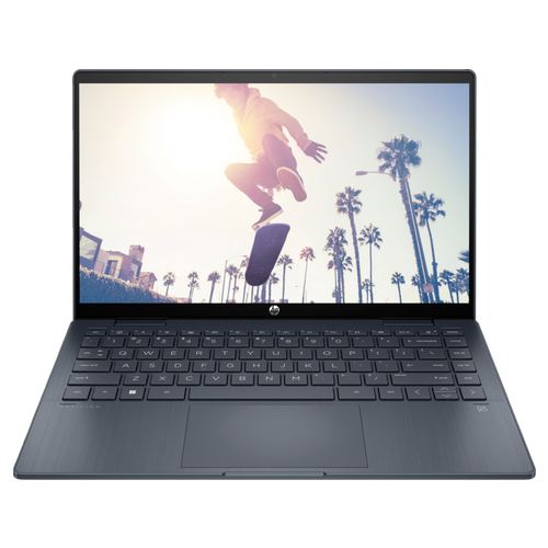 Ноутбук HP Pavilion x360 14-ek1026ci, 14 (1920x1080) IPS сенсорный/Intel Core i7-1355U/16ГБ DDR4/512ГБ SSD/Iris Xe Graphics/Без ОС, синий (9D3T2EA)