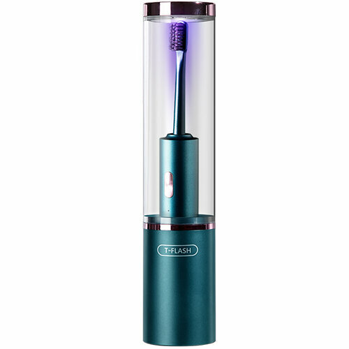 Электрическая зубная щетка со стерилизатором T-FLASH UV Disinfection Sonic Electric Toothbrush Q-05 Green 464000₽