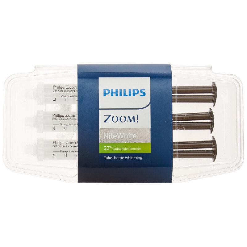 Philips Zoom Nite White 22% гель для домашнего отбеливания зубов - 3 шприца