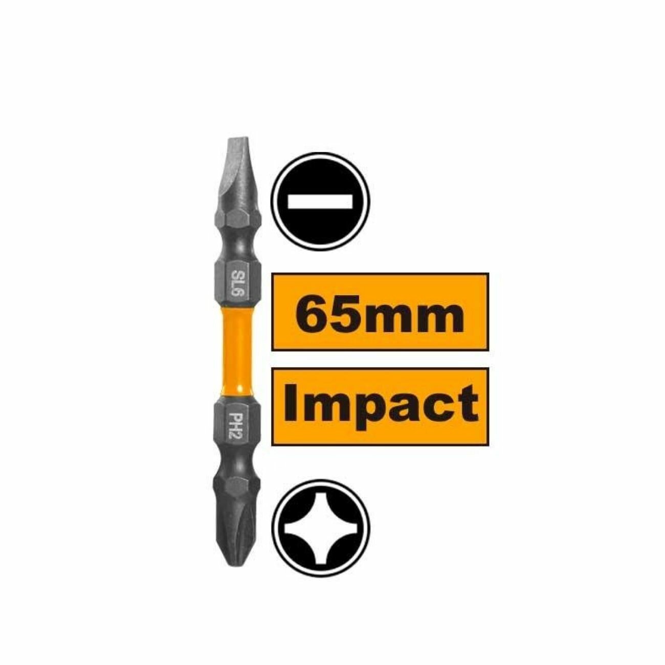Бита отверточная INGCO PH-2<>SL6 1 шт