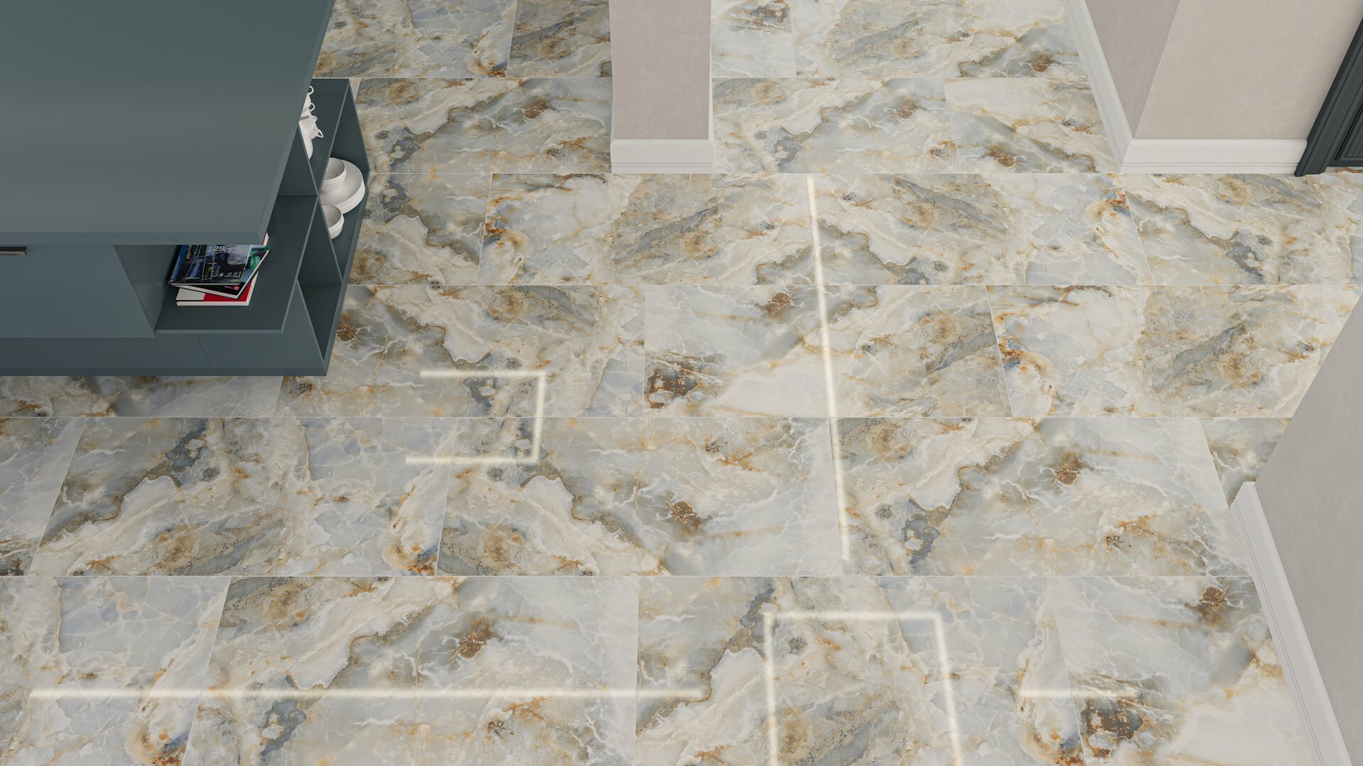 фото Керамогранит Neodom Onix Pro CV20214 Onix Chiaro Polished 60х120 см