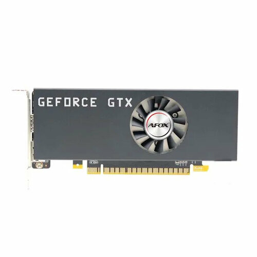 Видеокарта Afox GeForce GTX1050Ti (4Гб, GDDR5,128bit, HDMI, DP AF1050TI-4096D5L5LP, ret) nvidia quadro p1000 4gb gddr5 128 bit 4 x mdp 1 4 rtl box incl vga 4xmdp