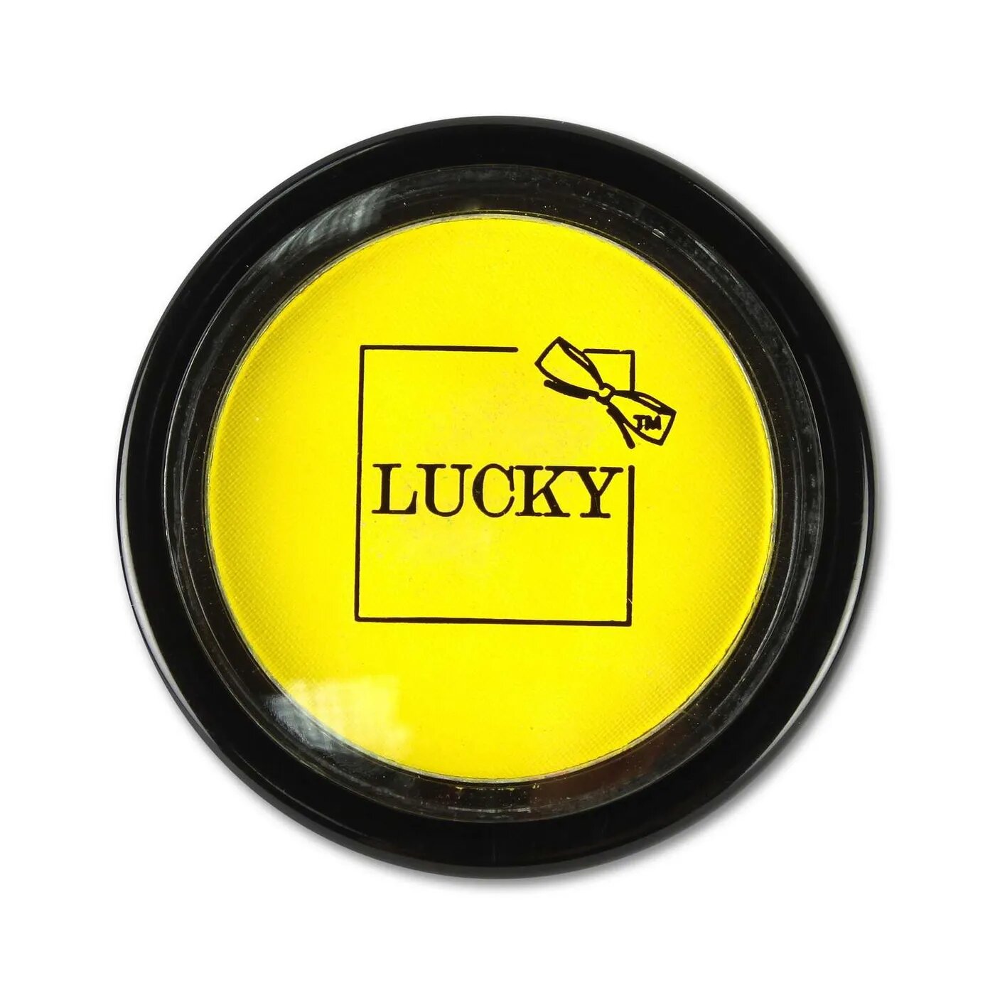 Пудра для волос Lucky со спонжем желтая, 3.5 г - фото №4