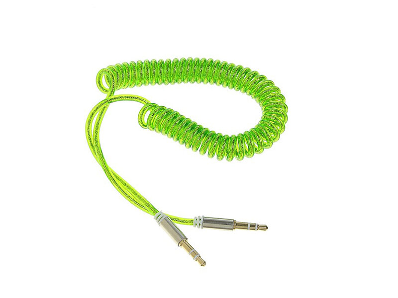 фото Aux кабель 5bites mini jack 3.5 mm - mini jack 3.5 mm (AC35J), 1 м, зелёный