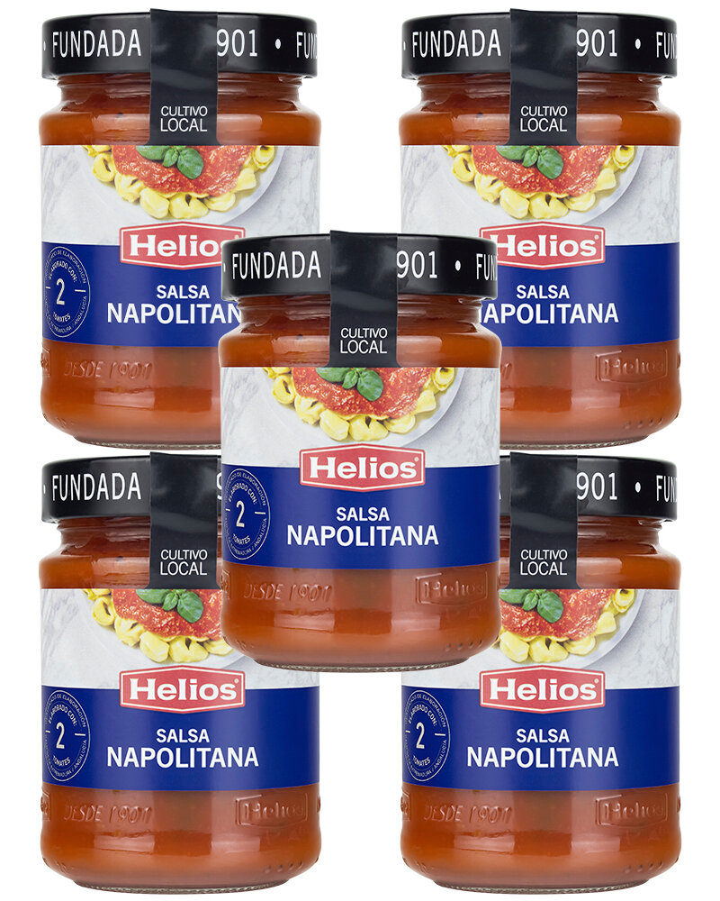 Соус Helios томатный неаполитанский Salsa napolitana 300 гр.- 5 шт