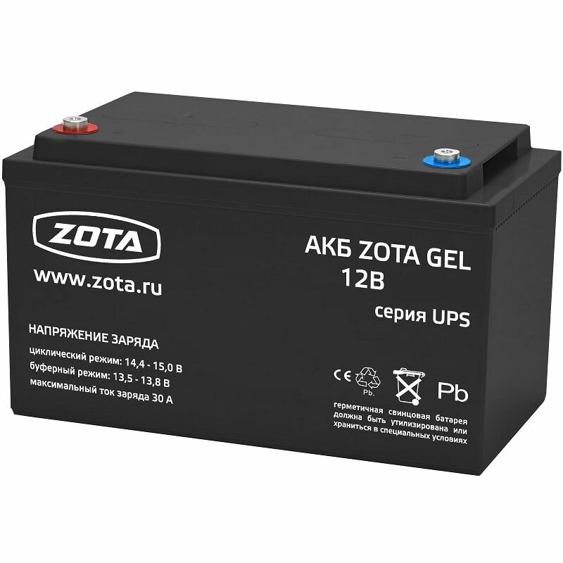 Источник бесперебойного питания Zota АКБ ZOTA GEL 100-12