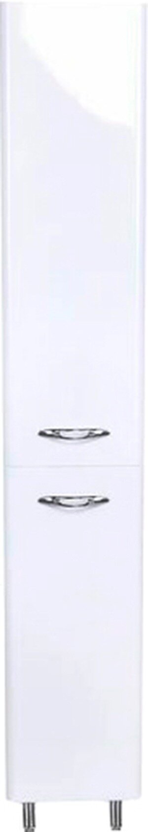 Пенал Style Line Каре 30 Люкс Plus белый с бельевой корзиной СС-00002271