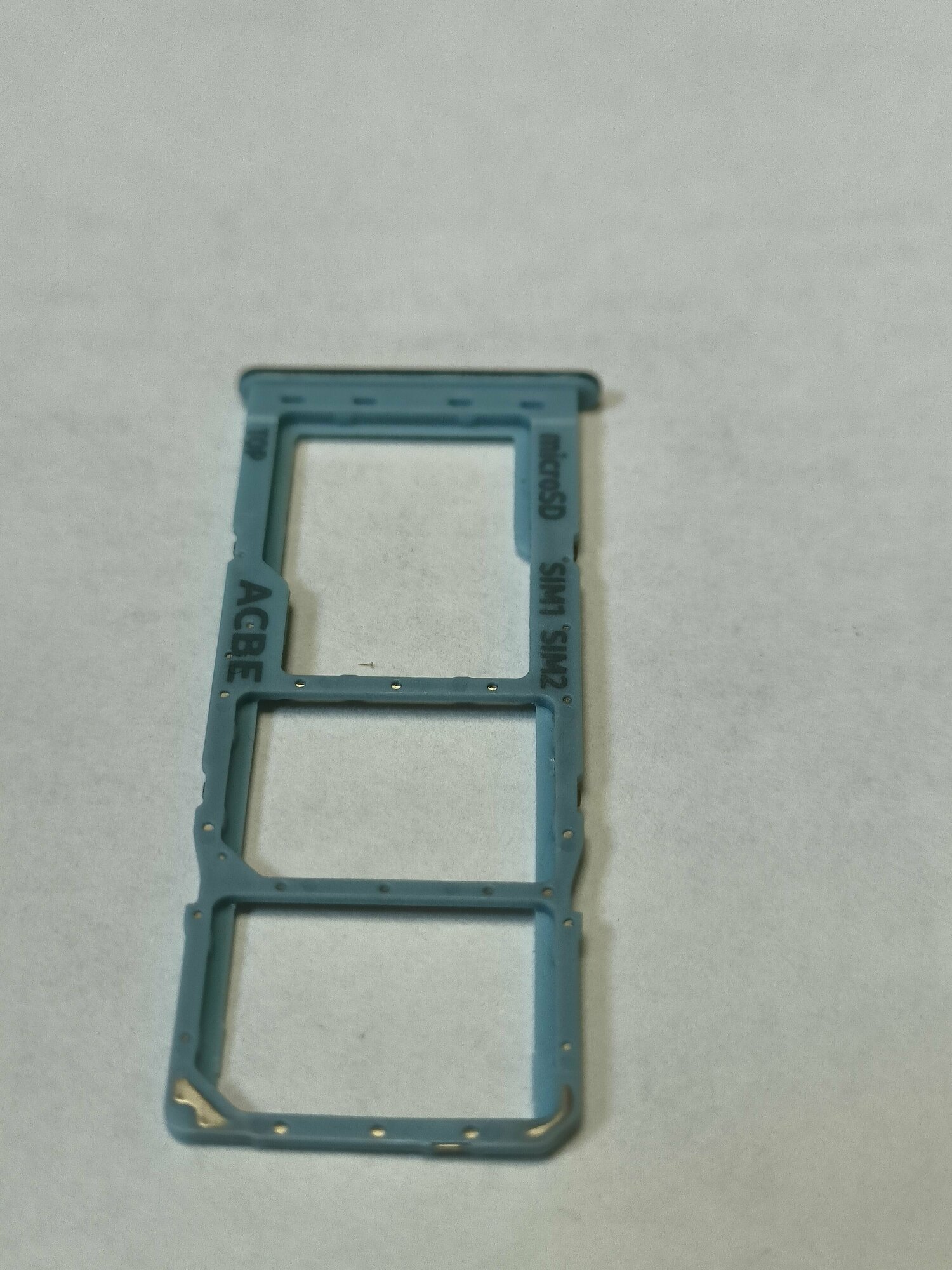 Сим лоток для samsung a32(a325f) голубой — фото 1