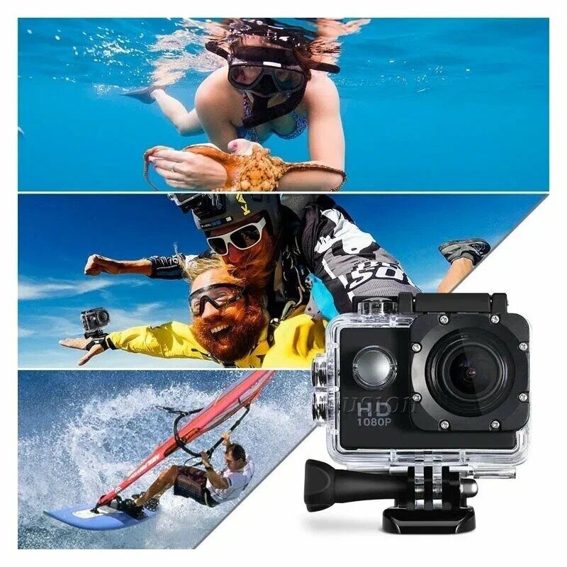 Профессиональная мини-камера водонепроницаемая Спортивная камера наружная Экшн-камера мини-камера HD 1080P