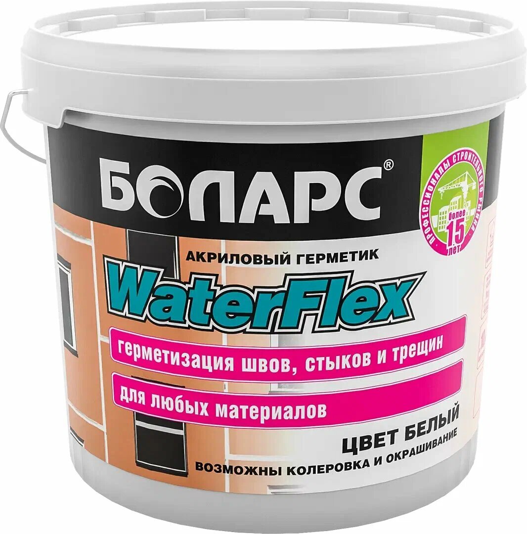 Герметик акриловый Waterflex 3 кг (боларс)