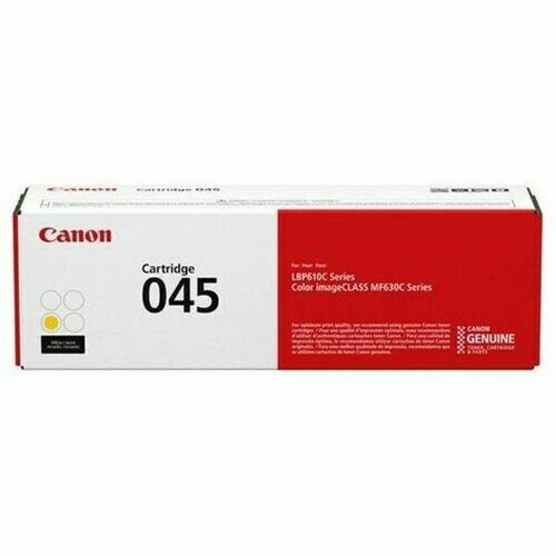 Картридж лазерный Canon 045Y 1239C002 желтый (1300стр.) для Canon i-SENSYS MF630