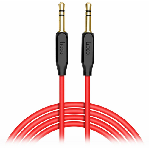 Аудиокабель Hoco UPA11 3.5мм красный аудиокабель hoco upa11 3 5мм 1м tpe черный
