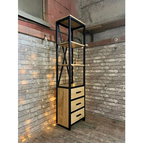 Стеллаж лофт Eko-44, с размерами 50х200х35 см