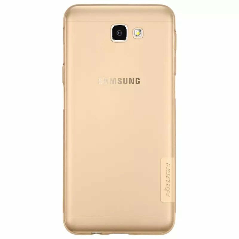 Накладка Nillkin Nature TPU Case силиконовая для Samsung Galaxy J5 Prime (G570 / On5 (2016)) прозрачно-золотая