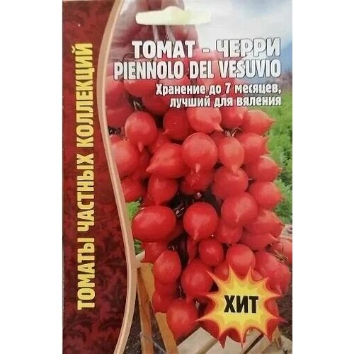 Томат черри Piennolo del Vesuvio 5 шт редкие семена (комплект 2 шт)