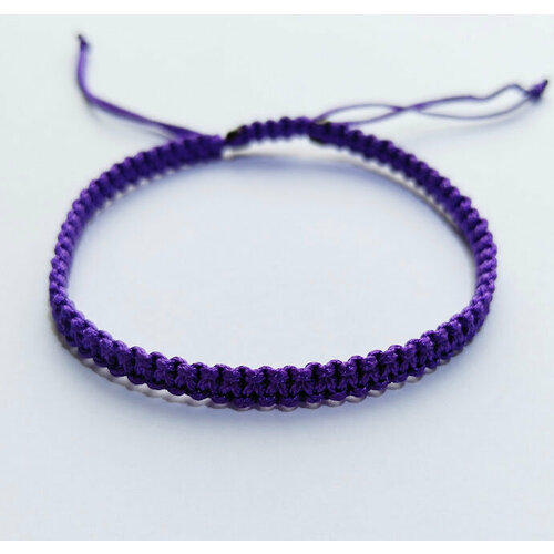 Плетеный браслет, 1 шт., фиолетовый плетеный браслет стекло 1 шт размер 17 см размер s фиолетовый