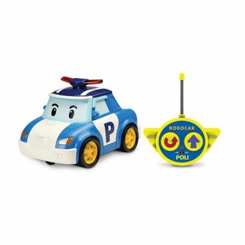 Машина Р/У POLI Robocar Рой на радиоуправлении (15см) 83186 пожарный автомобиль robocar poli robocar poli рой 83186 15 см красный черный желтый