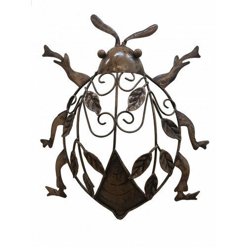 Настенный декор из металла Жук Медный 395₽