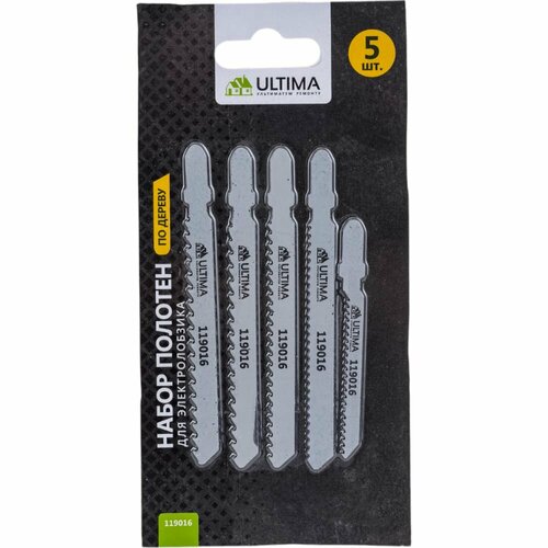 Набор полотен по дереву для электролобзика ULTIMA 119016 763₽