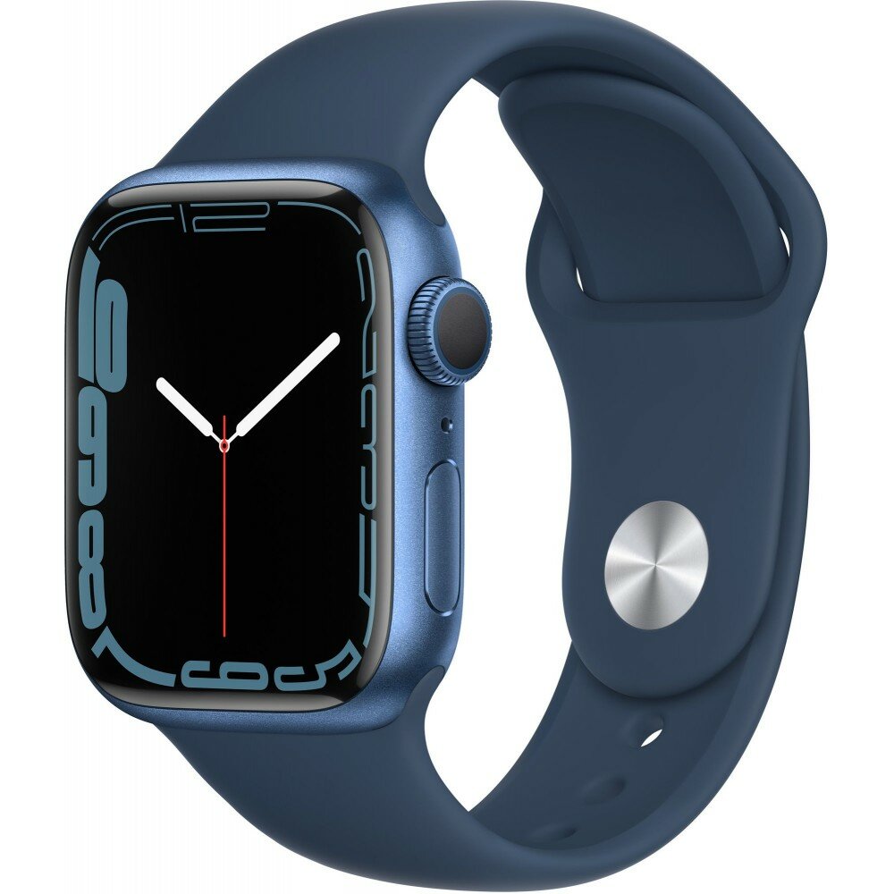 Apple Watch Series 7 45 мм Aluminium Case GPS RU Синие