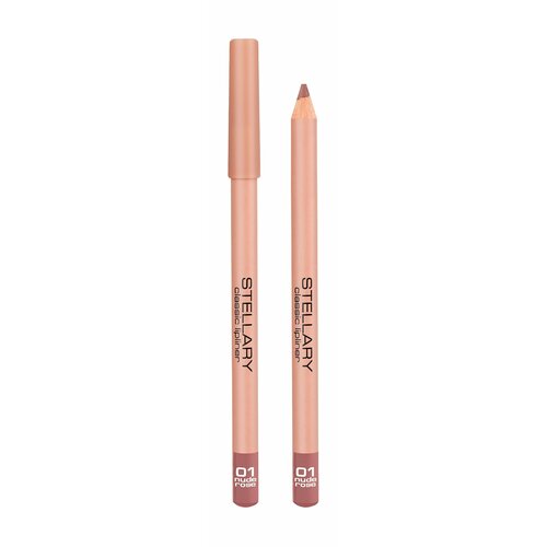 STELLARY Карандаш для губ Lipliner, 1,35 г, 01 Бежево-розовый