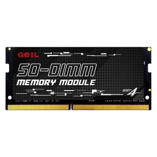 Оперативная память GeIL GS416GB3200C22SC DDR4 - 1x 16ГБ 3200МГц, для ноутбуков (SO-DIMM), Ret оперативная память kingmax km sd4 3200 16gs ddr4 1x 16гб 3200мгц для ноутбуков so dimm ret