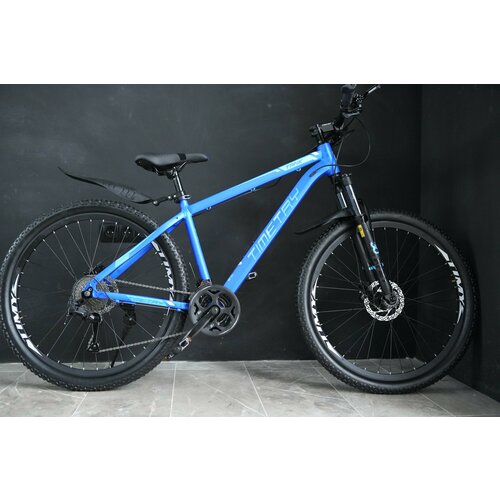 Велосипед горный Time Try TTF014 275 Гидравлические тормоза Алюминиевая рама Вилка с блокировкой синий модель 2024 28550₽