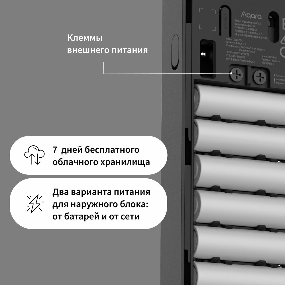 Умный Видеозвонок G4, модель SVD-KIT1