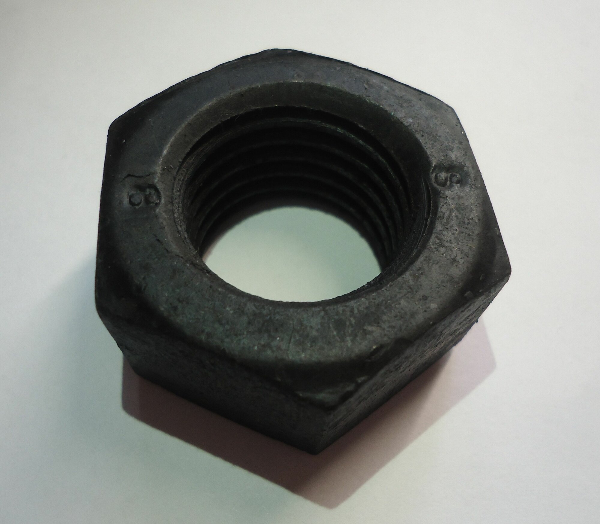 фото Гайка М30 ГОСТ 5915-70 класс прочности 8 шестигранная (уп. - 1 шт.)