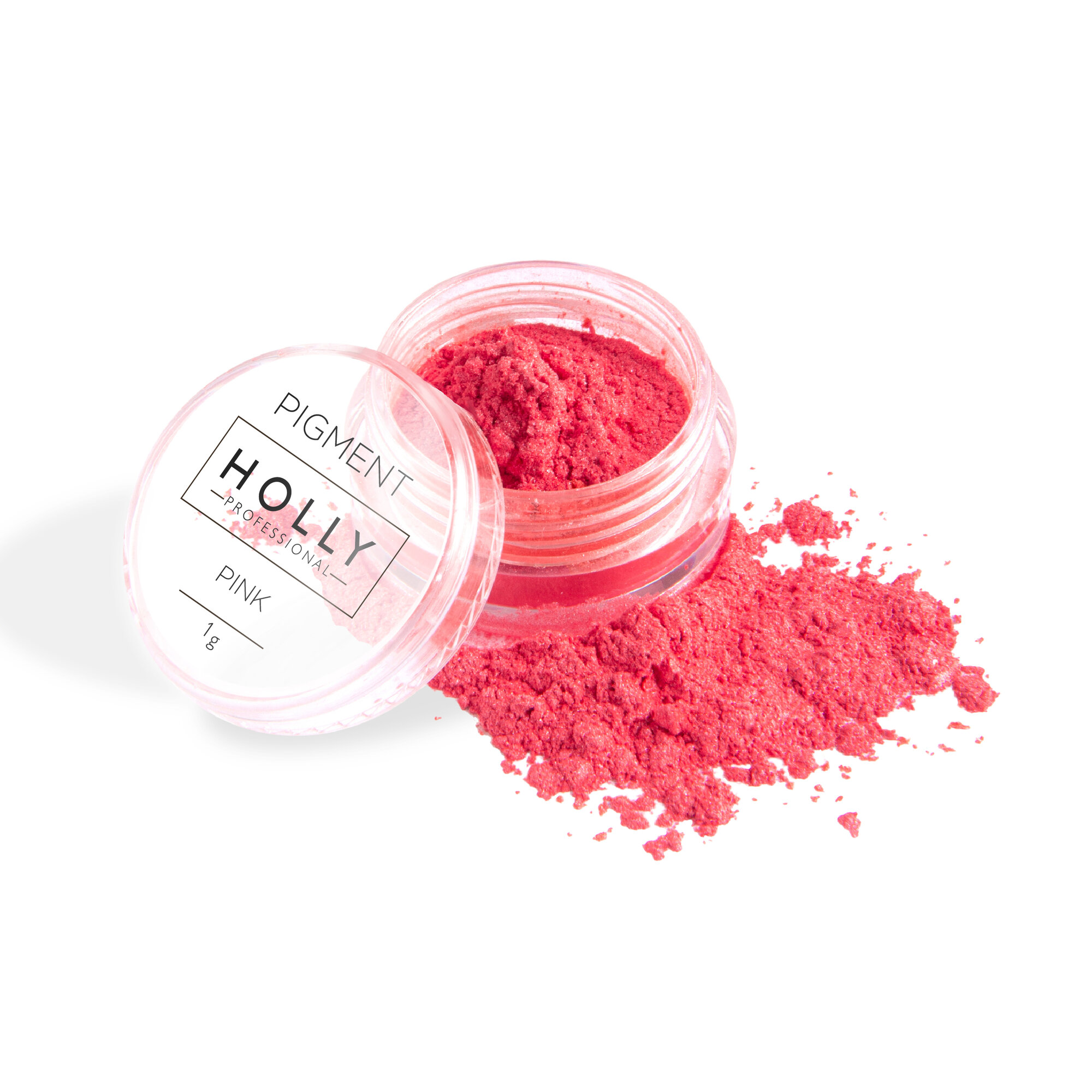 Holly Professional Рассыпчатые тени - минеральный косметический пигмент Pigment Pink