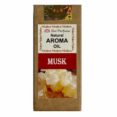 Natural Aroma Oil MUSK Shri Chakra Натуральное ароматическое масло муск Шри Чакра 10 мл 582₽