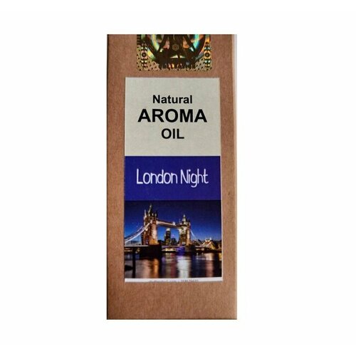Natural Aroma Oil LONDON NIGHT, Shri Chakra (Натуральное ароматическое масло лондонская ночь, Шри Чакра), 10 мл.