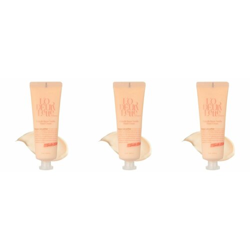 LODEURLETTE Крем для рук увлажняющий с ароматом ванили In England Colorfit Burnt Vanilla Hand Cream 50 мл 3 шт 1279₽