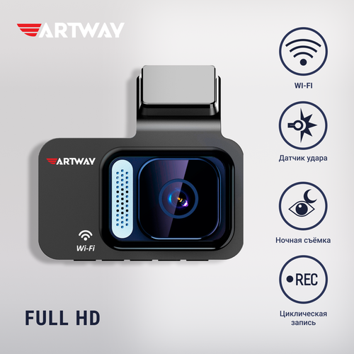 фото Видеорегистратор для автомобиля artway av-304, wi-fi, fullhd