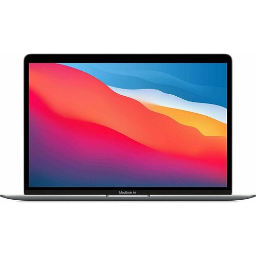 Ноутбук Apple MacBook Air 13.3" M1 (3.2 ГГц) 2020 Space Gray (Серый космос) Английская клавиатура RAM 8 ГБ, SSD 256 ГБ, Retina 2560х1600 серый, темный, серый