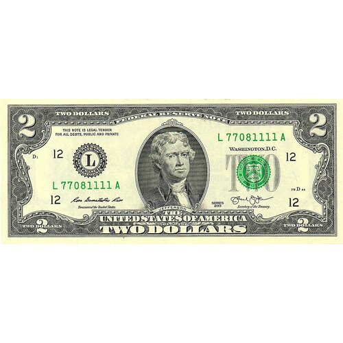 2 доллар 2013 г США № 1111