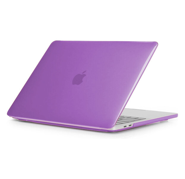 Пластиковая накладка для Macbook Pro 16 2019 A2141 Hard Shell Case Фиолетовая глянцевая