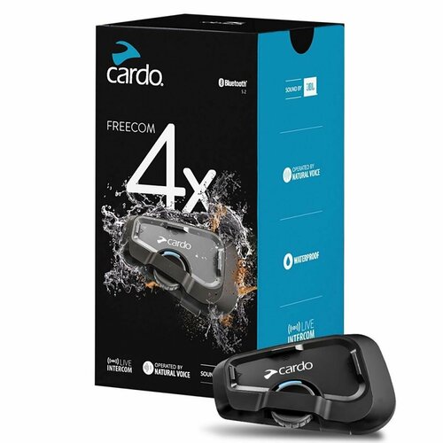 Bluetooth гарнитура Cardo Scala Rider Freecom 4X Single аккумулятор cameronsino cs srd300sl для гарнитуры cardo scala rider q1 q3 ww452050pl 320mah