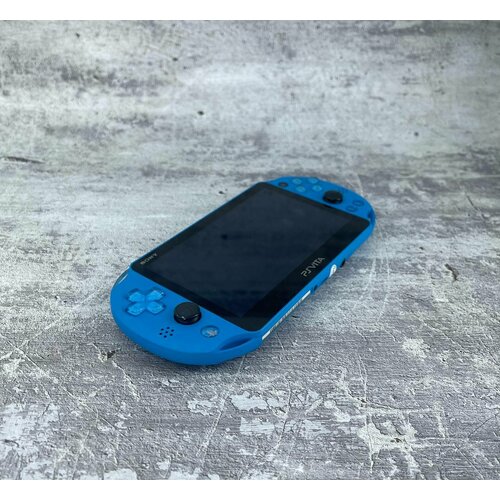 Новая Оригинальная Sony PS Vita Slim Blue Hen , в коробке с комплектом