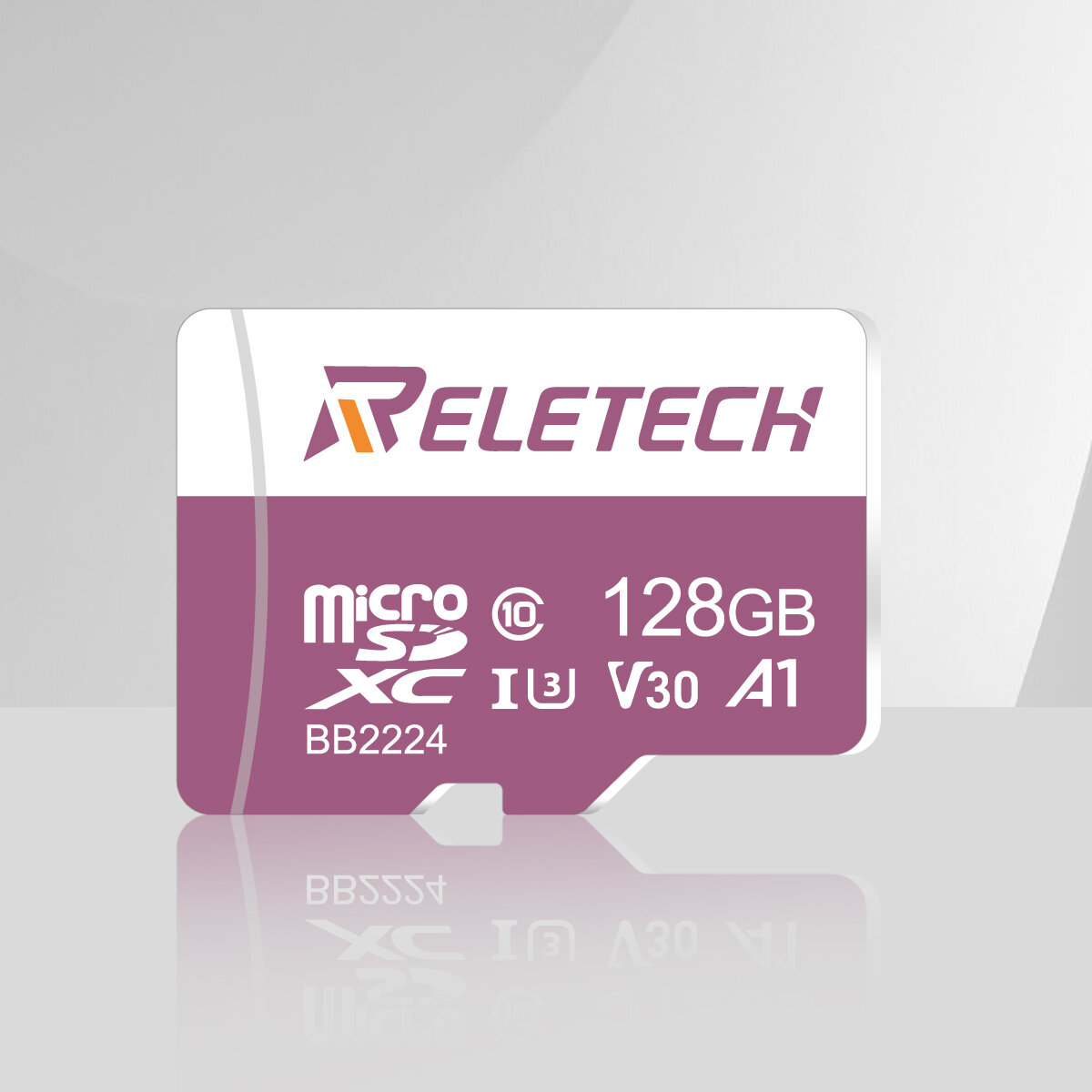 Reletech U3 A1 Micro SD карты TF карты Class10 карты памяти 128ГБ высокой скорости записи Супер совместимость телефона камеры, розовый
