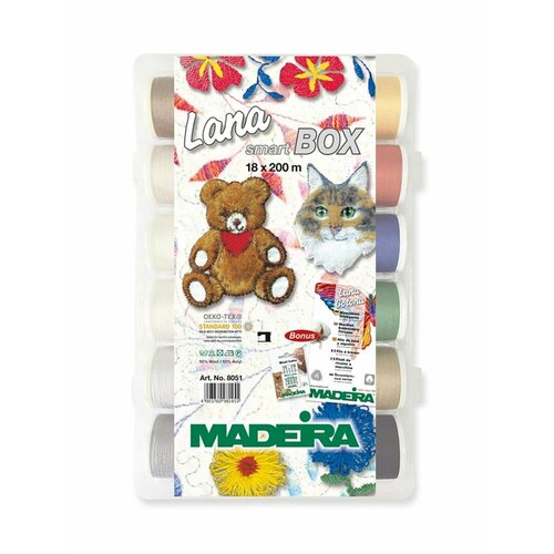 набор ниток madeira decora 12 арт 8083 Набор ниток для вышивки Lana №12 Madeira арт. 8051