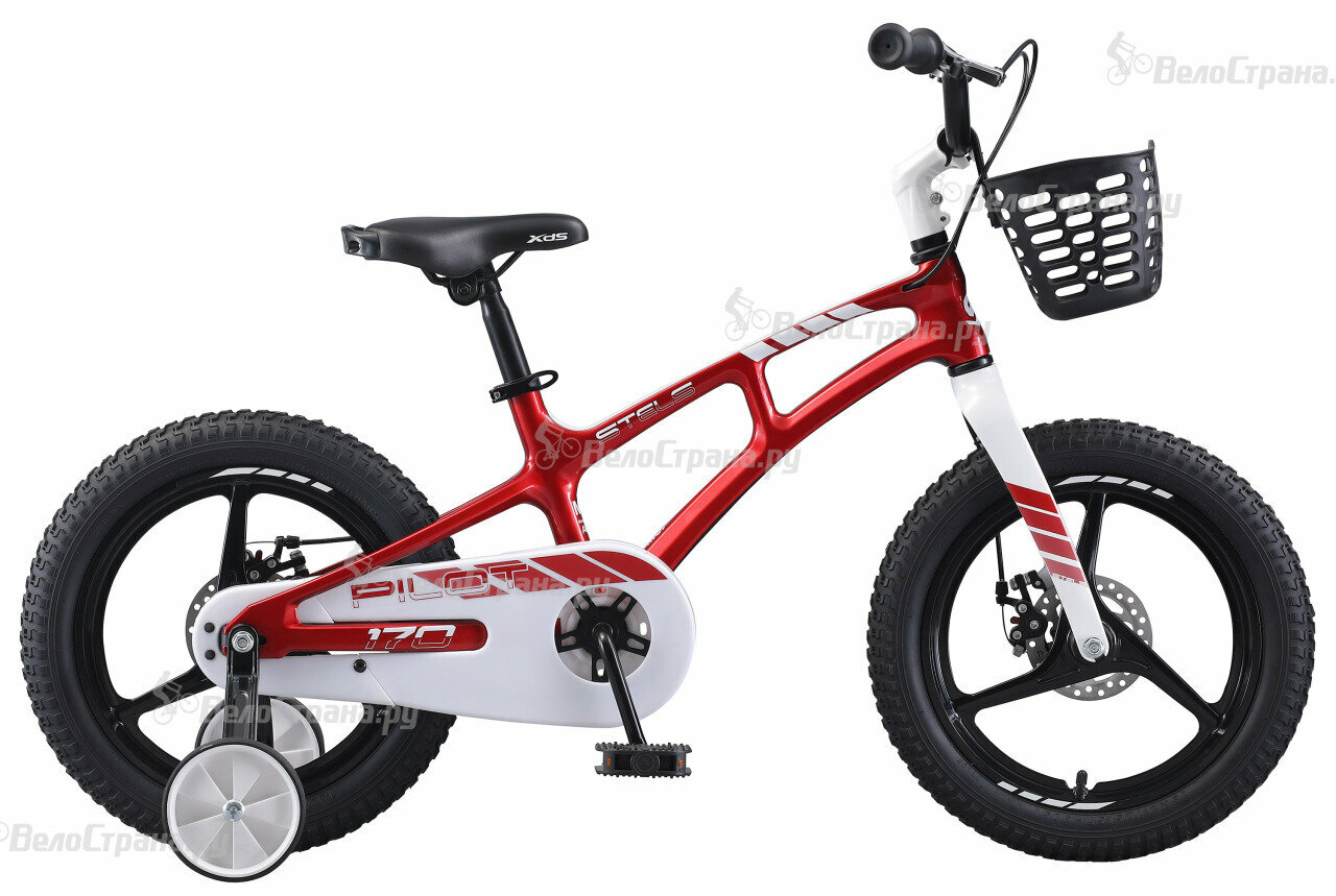 Детский велосипед Stels Pilot 170 MD 16" V010 (2023) 16 Красный (100-120 см)