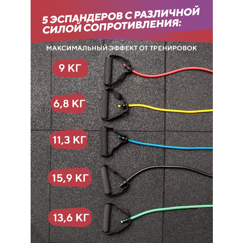 Набор резиновых эспандеров STECTER KIT 2250₽