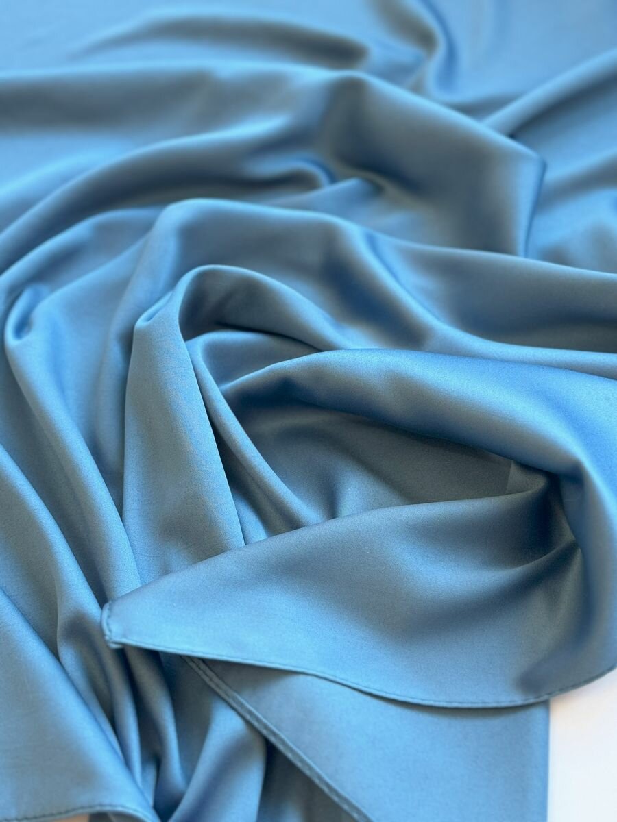 фото Косынка платок шелковый пудровый 70*70