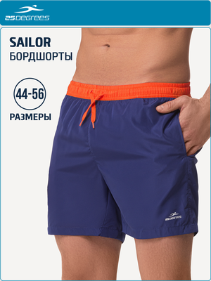 Шорты для плавания 25DEGREES Sailor, размер 56(XXXL), синий, оранжевый
