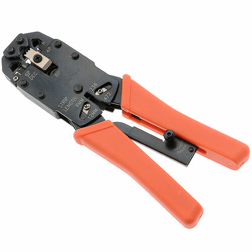 Пресс-клещи HT-2008R компьютерные для обжима RJ10 RJ11 RJ12 RJ45 (Derui)