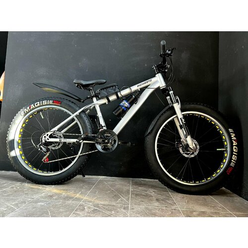 Велосипед Фэтбайк SPR Richiesto 26 Горный Спортивный Взрослый Подростковый серый глянец 27200₽