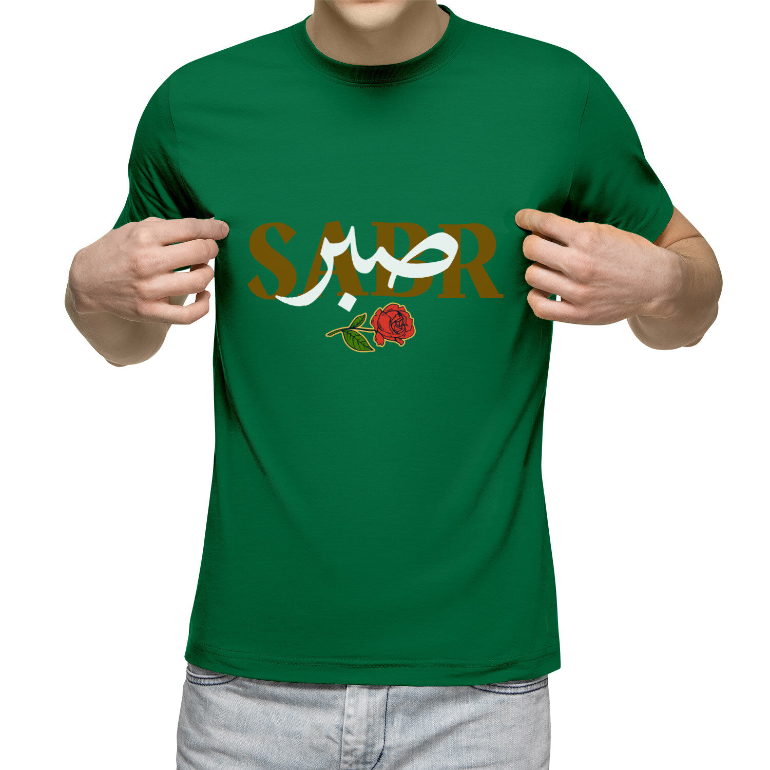 Футболка Us Basic, размер XL, зелёный