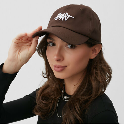 Кепка Minaku, размер 54/56, коричневый кепка minaku размер 54 56 коричневый